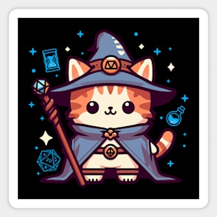 Wizard Cat Magnet